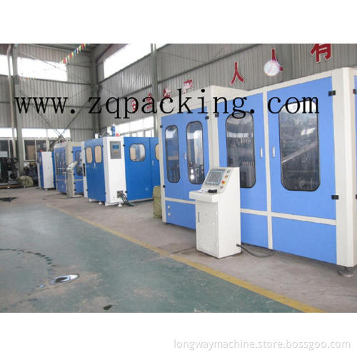 Rotary blow moulding machines